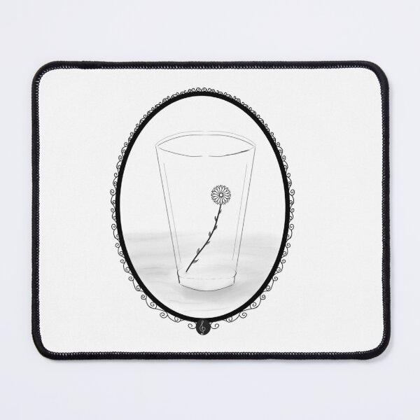 Item preview, Daisy with thorns in a pint glass designed and sold by PaintAndChaos.