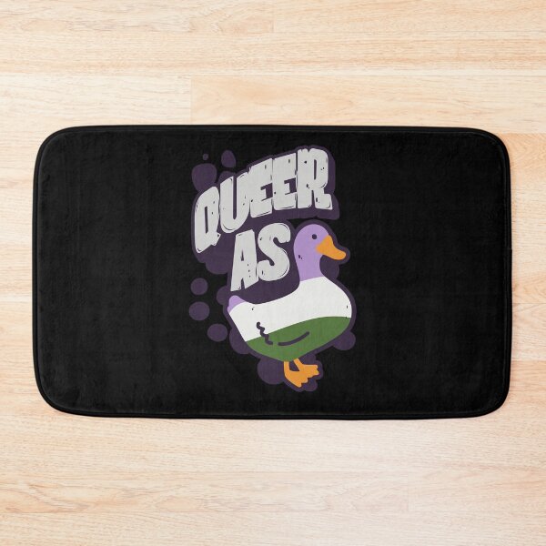 Item preview, Genderqueer Queer as Duck LGBT Pride Flag designed and sold by Clara Hollins.