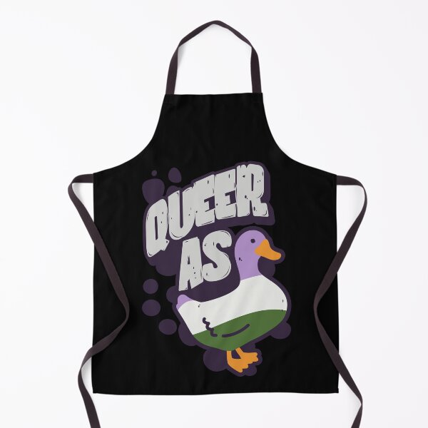 Item preview, Genderqueer Queer as Duck LGBT Pride Flag designed and sold by Clara Hollins.
