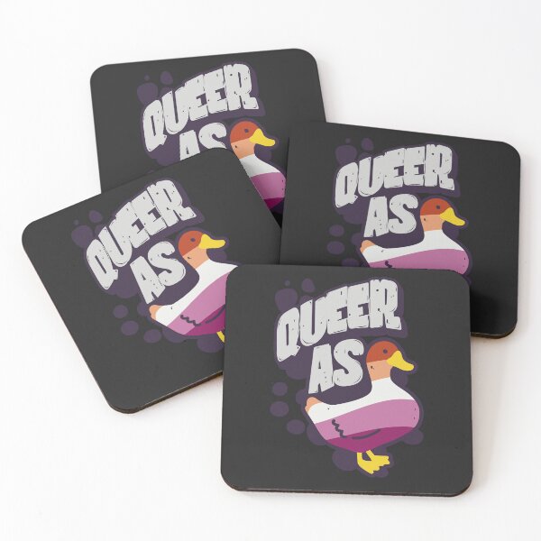 Item preview, Lesbian Queer as Duck LGBT Gay Pride Flag designed and sold by Clara Hollins.