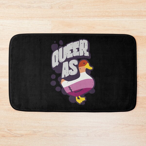 Item preview, Lesbian Queer as Duck LGBT Gay Pride Flag designed and sold by Clara Hollins.