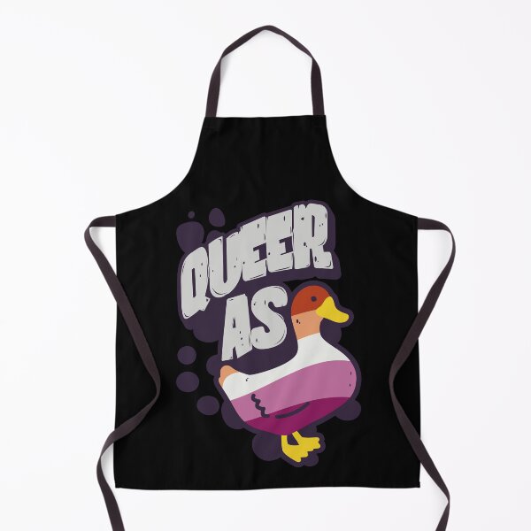 Item preview, Lesbian Queer as Duck LGBT Gay Pride Flag designed and sold by Clara Hollins.