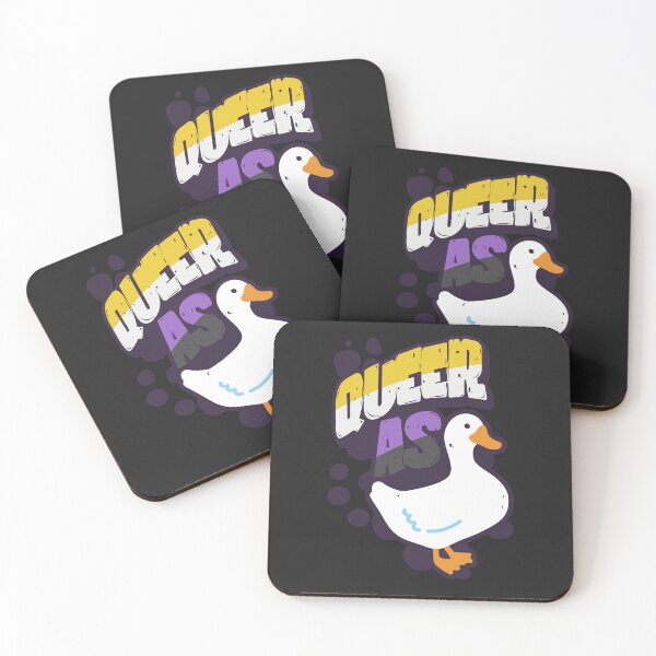 Item preview, Nonbinary Queer as Duck LGBT Pride Flag designed and sold by Clara Hollins.