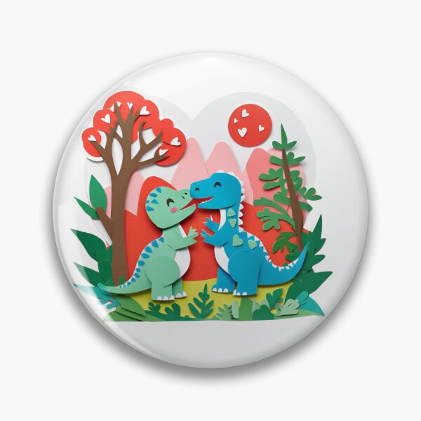 Item preview, Dino Love is in the Air,T-Rex Romance designed and sold by 9blueart.