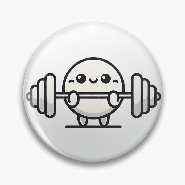 Item preview, Cute bodybuilding Barbell designed and sold by LoveLabDesign.