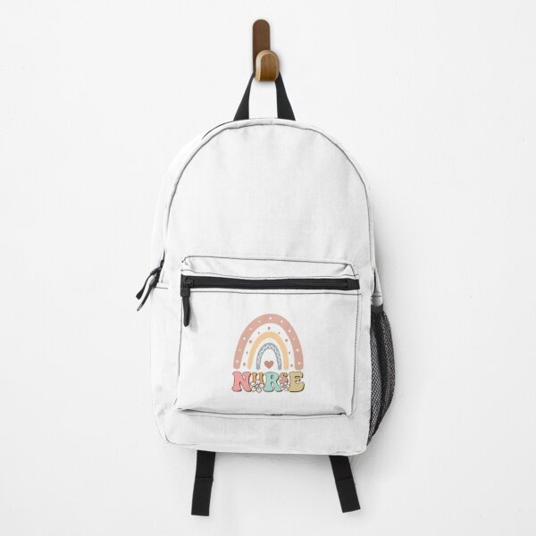 Item preview, Boho Rainbow Nurse Text Art Colorful Design designed and sold by Art-shia.