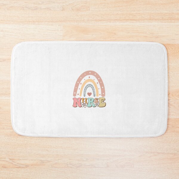 Item preview, Boho Rainbow Nurse Text Art Colorful Design designed and sold by Art-shia.