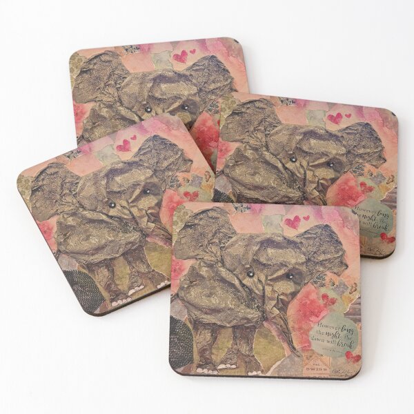 Item preview, Resiliency Series: Baby Elephant (Mixed-Media) designed and sold by Tori Allbright.
