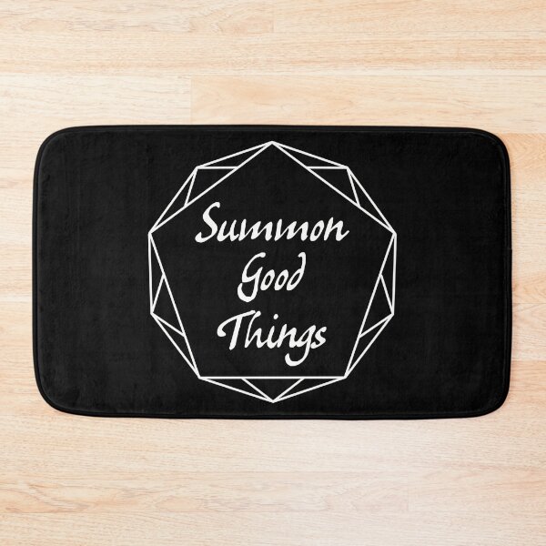 Item preview, Goth Summon Good Things Witchy Positivity designed and sold by Skull Fern.