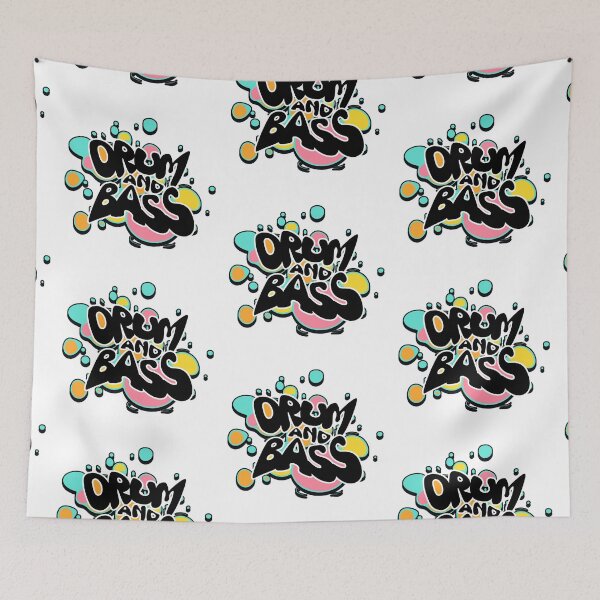 Item preview, DRUM AND BASS  - Oil And Bass Paint (Black/Pink)  designed and sold by Discothreadz.