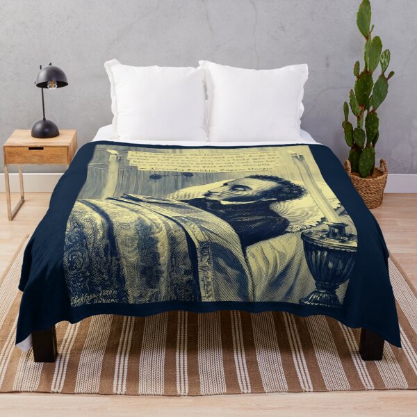 Item preview, Alexander Pushkin quote: It's a lucky man who leaves early from life's banquet before he's drained to the dregs his goblet - full of wine; designed and sold by artbleed.