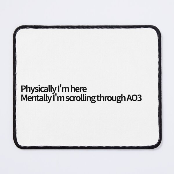 Item preview, Mentally scrolling through AO3 designed and sold by Noelani2104.
