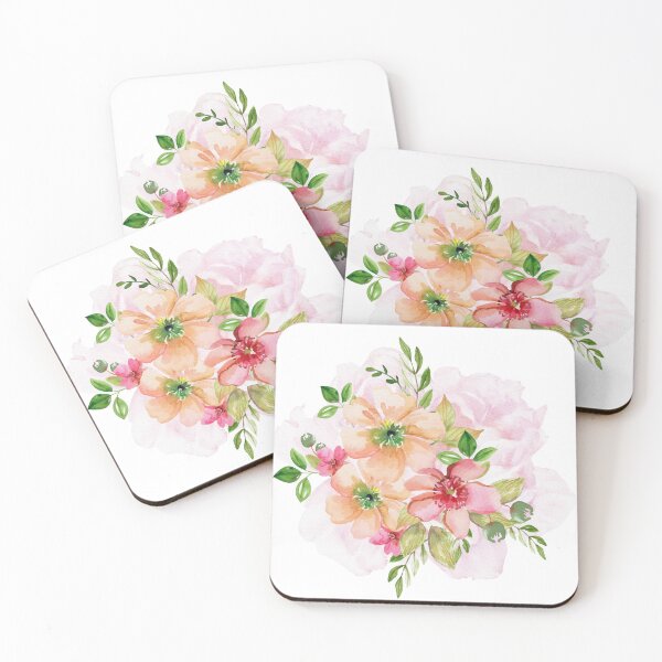 Item preview, Flower On The Watercolor Theme designed and sold by Grootyby.