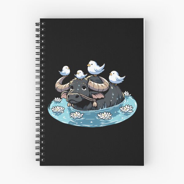 Item preview, Cute Anime Water Buffalo designed and sold by Funny Vintage Stickers And T-Shirts.