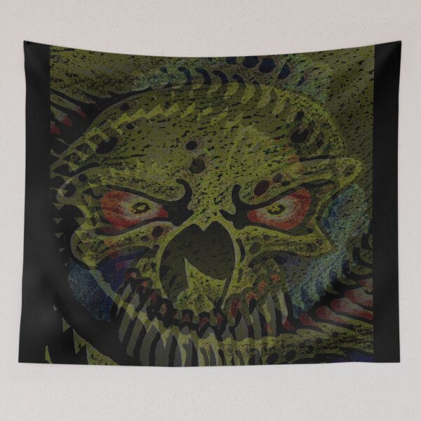 Item preview, GREEN SKULL designed and sold by STUDIOTHREE13.