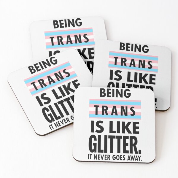 Item preview, Transgender Visibility Glitter - Trans Pride LGBTQ Pride Graphic Design designed and sold by ItsAKinkThing.