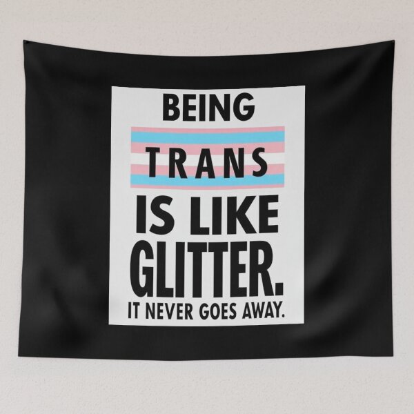 Item preview, Transgender Visibility Glitter - Trans Pride LGBTQ Pride Graphic Design designed and sold by ItsAKinkThing.