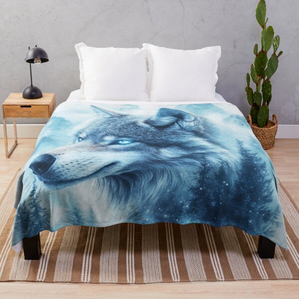 Item preview, The Watchful Wolf in Frosted Peaks designed and sold by AshiraCreations.