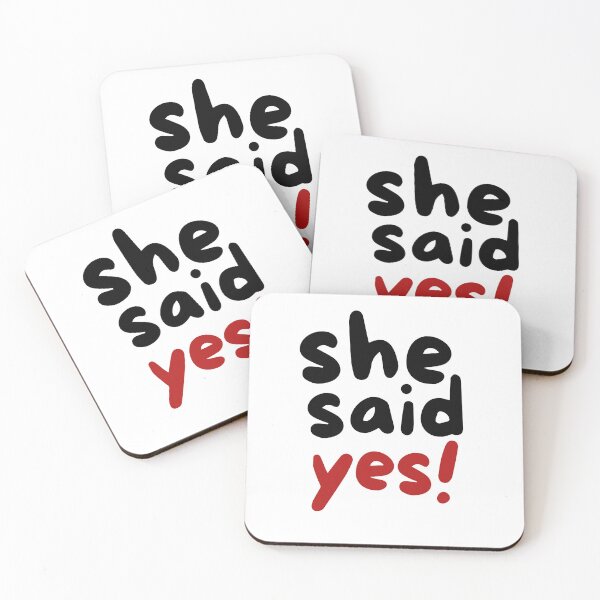 Item preview, She said yes! designed and sold by PangDesu.