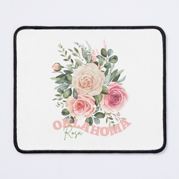 Item preview, Oklahoma State Flower Rosa Classic T-shirt Sticker designed and sold by ThinkNature!.