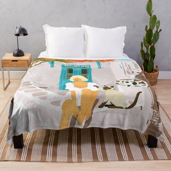 Item preview, Greek Vacay #illustration #painting designed and sold by 83oranges.com.
