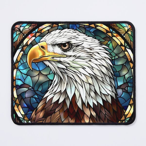 Item preview, Eagle Stained Glass designed and sold by ViaARTfactory.