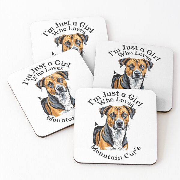 Item preview, I'm Just a Girl Who Loves Mountain Cur's designed and sold by GravityShirts.