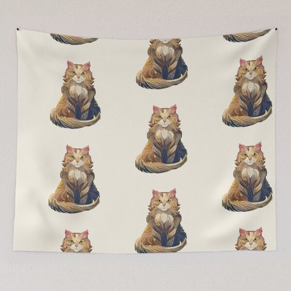 Item preview, Cute Valentine Cat | Purr-fect Love Design designed and sold by CrossCrafted.