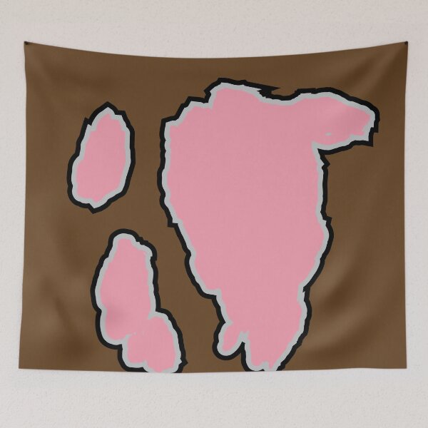 Aperçu de l'œuvre Motif vache rose | Motif peau de vache brune créée et vendue par PatternPen.