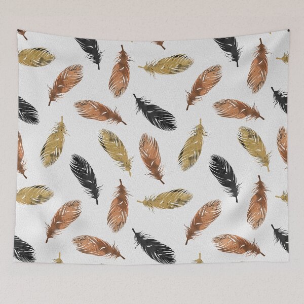 Item preview, Copper, Black & Gold Feather designed and sold by Orara Studio.