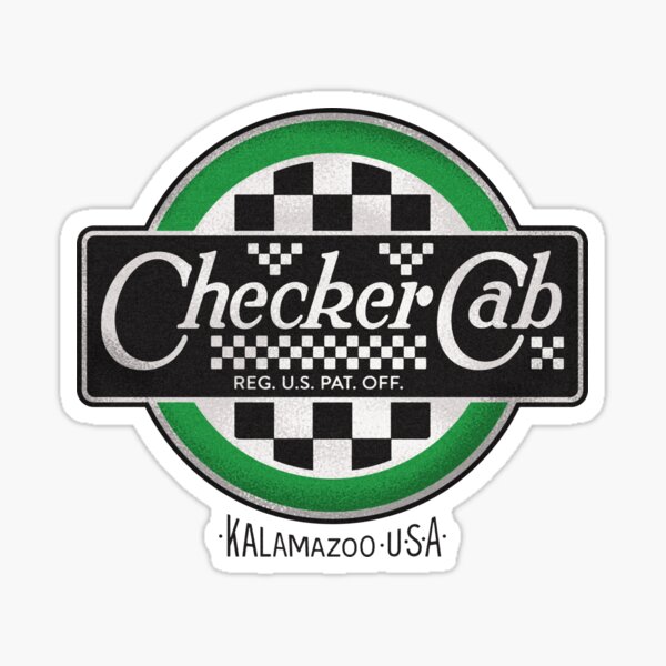 Item preview, Checker Cab vintage car logo designed and sold by Hahnel Studio.