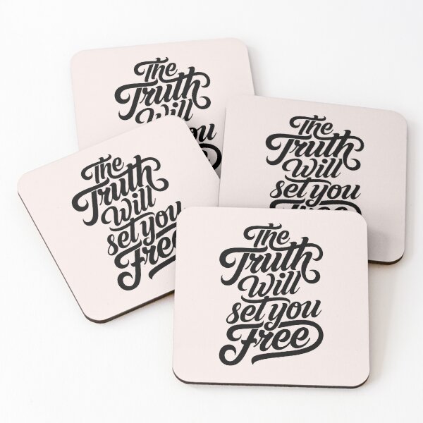 Item preview, The Truth Will Set You Free | Calligraphy Christian Faith Art Inspired by John 8:32 designed and sold by  KnitLuv.