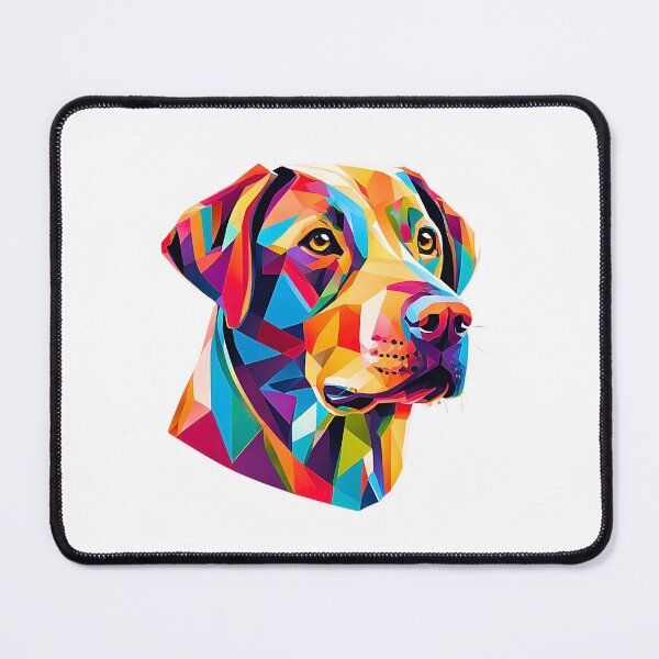 Item preview, Labrador Retriever in Vibrant Geometric Design - Colorful and Artistic designed and sold by Fredster1966.