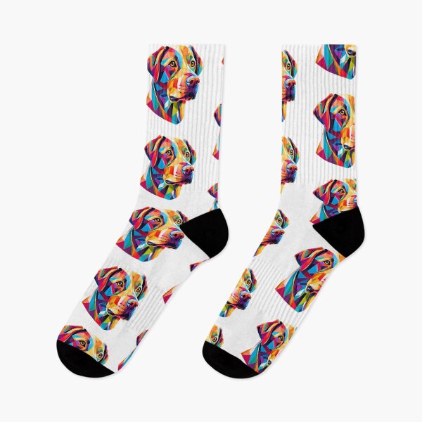 Item preview, Labrador Retriever in Vibrant Geometric Design - Colorful and Artistic designed and sold by Fredster1966.
