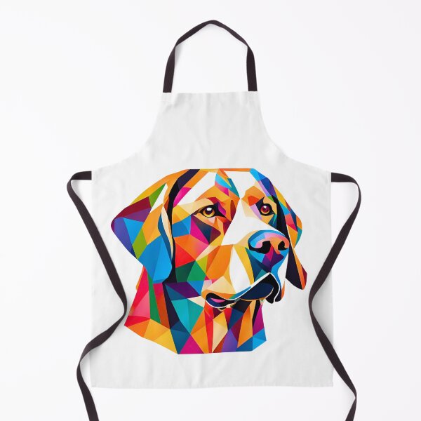 Item preview, Labrador Retriever Face in Vibrant Geometric Design - Colorful and Artistic designed and sold by Fredster1966.