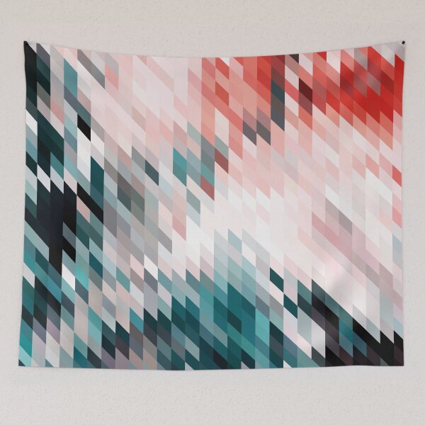 Aperçu de l'œuvre Dark & Blush #abstrait #digitalart créée et vendue par 83oranges.com.