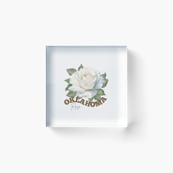 Artikelvorschau, Oklahoma State Flower Rosa Klassisches T-Shirt Sticker entworfen und verkauft von ThinkNature!.