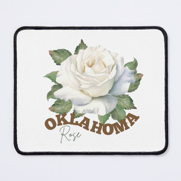 Item preview, Oklahoma State Flower Rosa Classic T-shirt Sticker designed and sold by ThinkNature!.