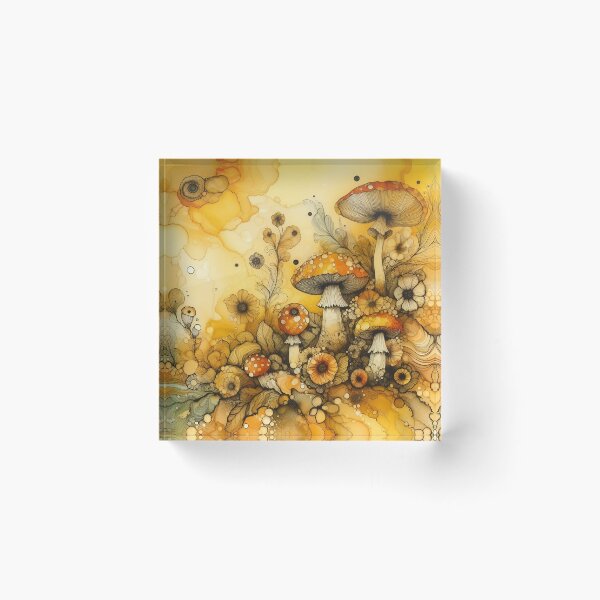 Item preview, Floral Mushrooms designed and sold by GraphicsClub.