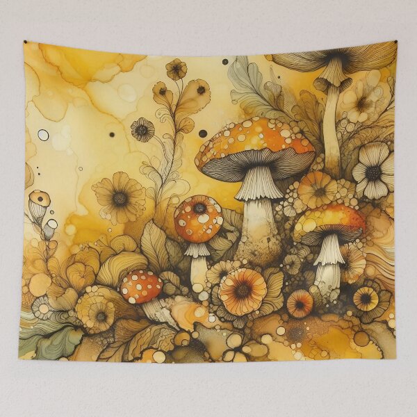 Item preview, Floral Mushrooms designed and sold by GraphicsClub.