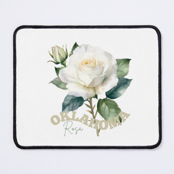 Item preview, Oklahoma State Flower Rosa Classic T-shirt Sticker designed and sold by ThinkNature!.