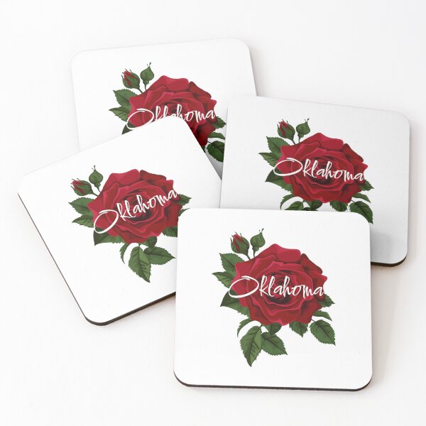 Artikelvorschau, Oklahoma State Flower Rosa Klassisches T-Shirt Sticker entworfen und verkauft von ThinkNature!.