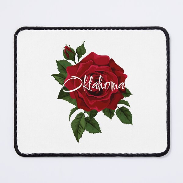Artikelvorschau, Oklahoma State Flower Rosa Klassisches T-Shirt Sticker entworfen und verkauft von ThinkNature!.