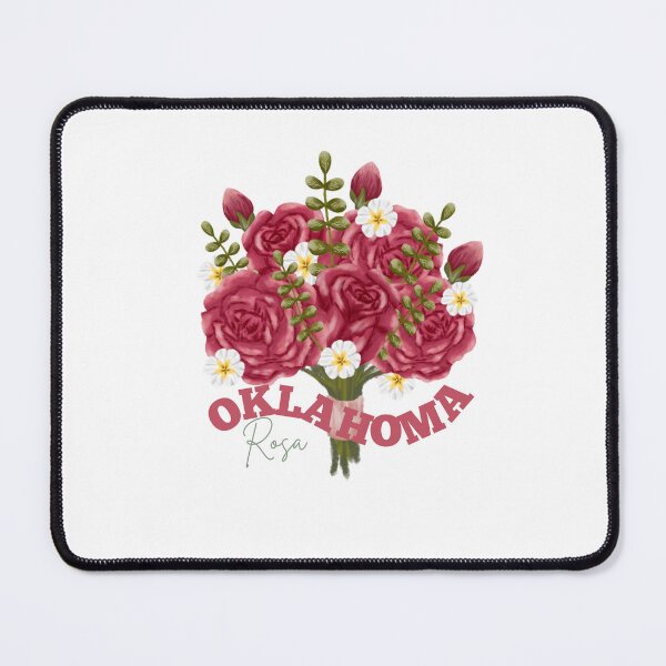Item preview, Oklahoma State Flower Rosa Classic T-shirt Sticker designed and sold by ThinkNature!.