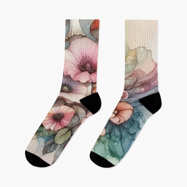 Item preview, Floral Mushrooms designed and sold by GraphicsClub.
