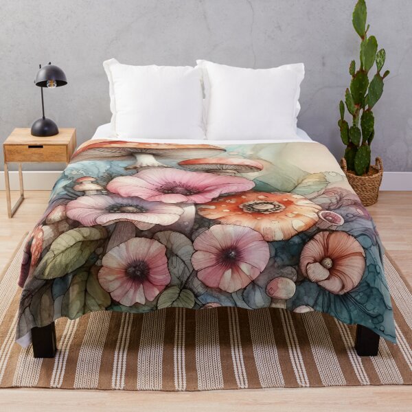 Item preview, Floral Mushrooms designed and sold by GraphicsClub.