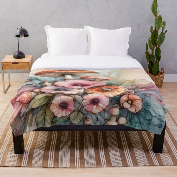 Item preview, Floral Mushrooms designed and sold by GraphicsClub.