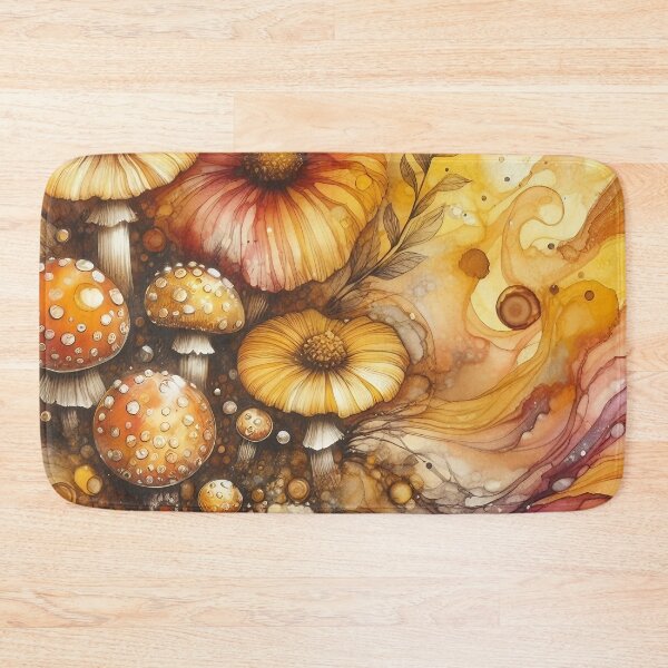 Item preview, Floral Mushrooms designed and sold by GraphicsClub.