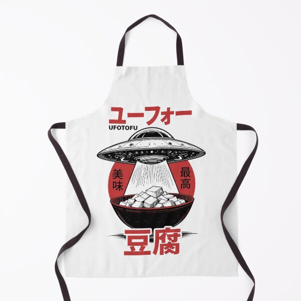 Item preview, Japanese Food Funny UFO TOFU Alien UFOTOFU Palindrome Kanji designed and sold by GrandeDuc.