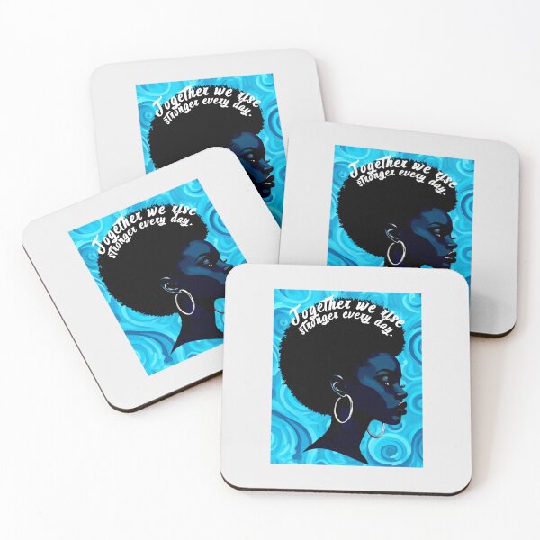 Item preview, Together We Rise Stronger Every Day Blue Pride Portrait designed and sold by SplashTastic.